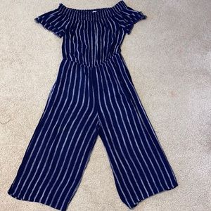 Xhilaration Navy Romper with pockets